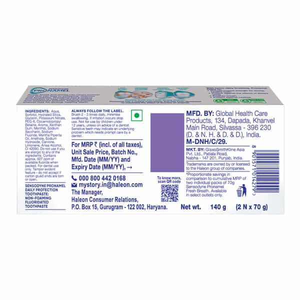 Sensodyne Pronamel Daily Protection Toothpaste (Pack Of 2)