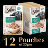 Sheba Rich Premium Adult (1+ Years) Wet Cat Food | Fish With Dry Bonito Flavour | 12 X 35 G