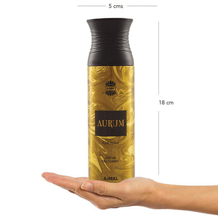 Ajmal Aurum & Carbon & Carbon Deodorant Spray - For Men & Women (200 Ml Pack Of 3)