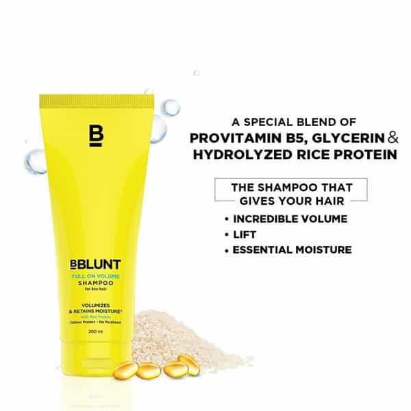 Bblunt Full On Volume Shampoo For Thin Hair - 200 Ml