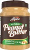 Alpino Natural Peanut Butter Crunchy 2.4 Kg |High Protein Peanut Butter | Unsweetened Vegan