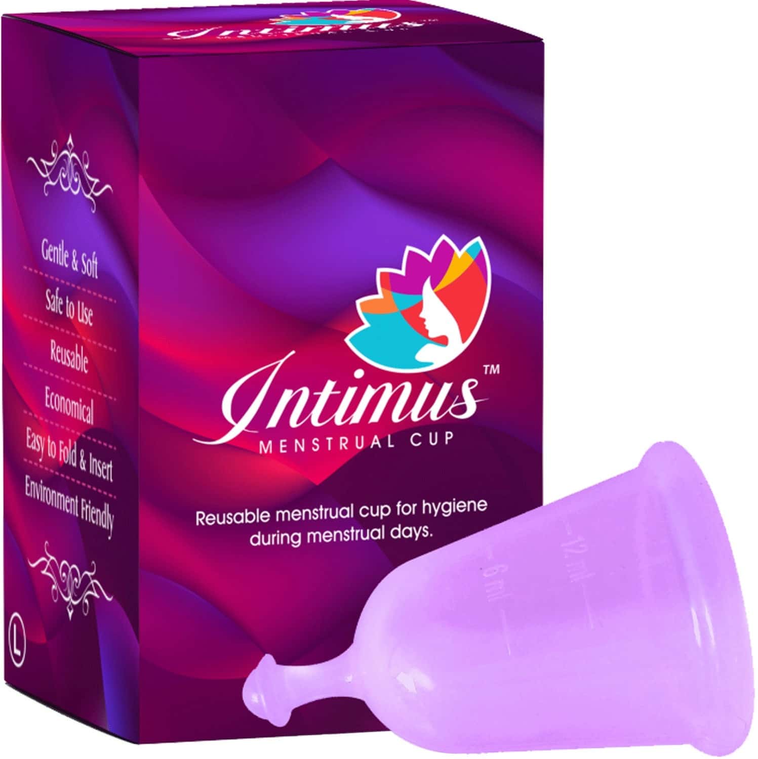 Buy INTIMUS MENSTRUAL CUP FOR MEDIUM OR HEAVY FLOW (SIZE 2) LARGE 1