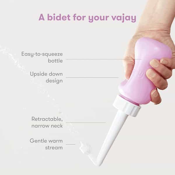 Frida Mom Upside Down Peri Bottle | Women | Postpartum Cleansing | 1 Count |