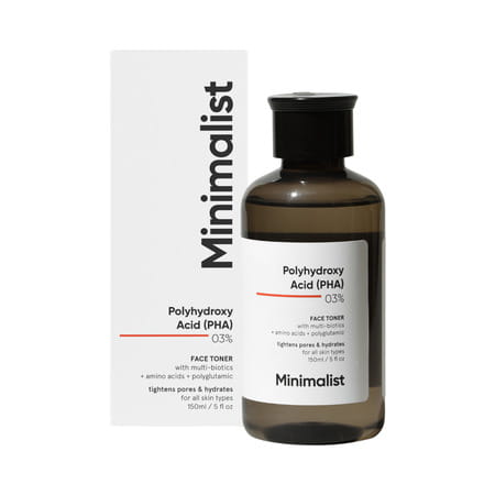 Minimalist Polyhydroxy Acid Pha 3% Alcohol Face Toner For Pore Tightening (150ml)