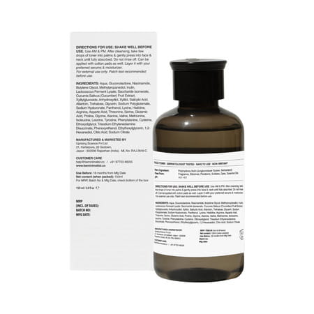 Minimalist Polyhydroxy Acid Pha 3% Alcohol Face Toner For Pore Tightening (150ml)