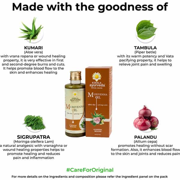Kerala Ayurveda Murivenna Oil Liquid (200 Ml)