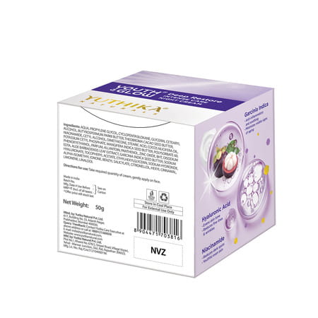 Yuthika Youth & Glow Deep Restore Intense Night Cream | All Skin Types 50G | Dermatologically Tested