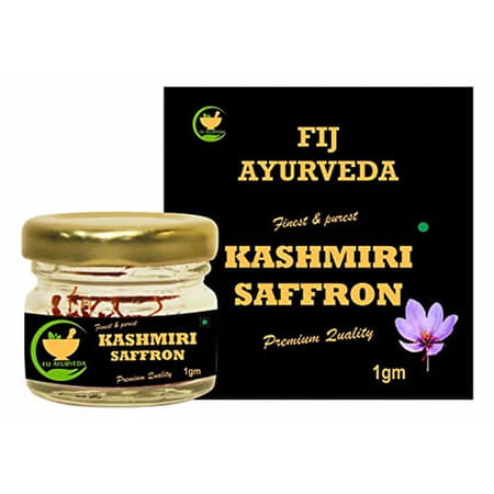 Fij Ayurveda Pure Ayurvedic Shilajit 20gm | With Pure Kashmiri Kesar Saffron - 1gm (Combo Pack)