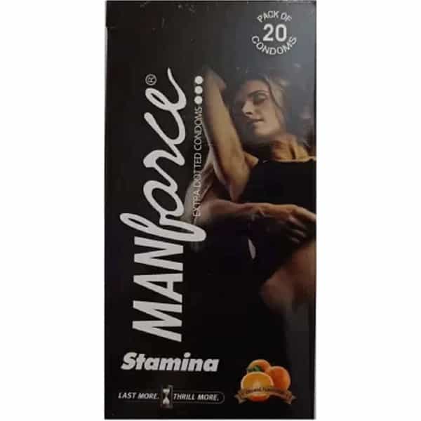 Manforce Stamina Orange Condoms - 20'S