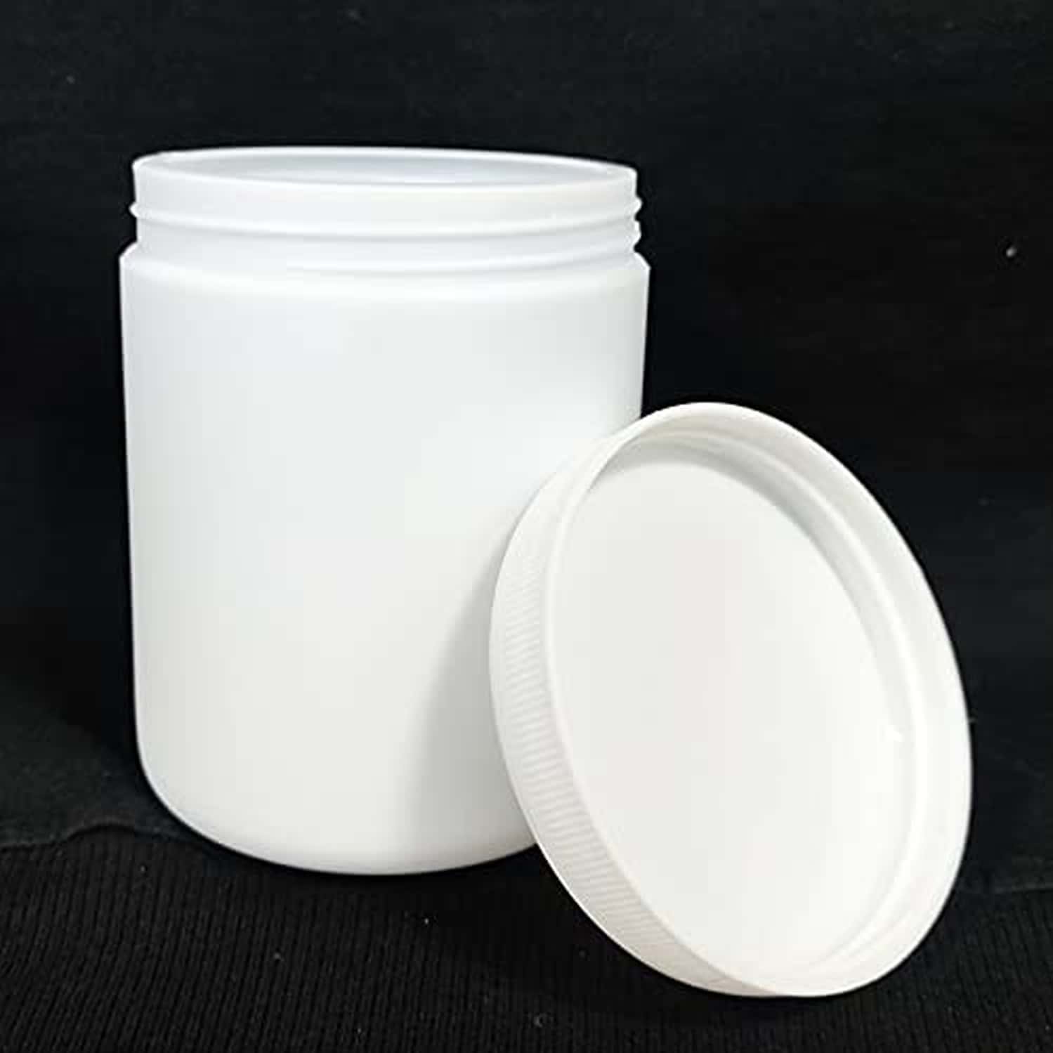 Patco - 650ml White Hdpe Empty Bottle For Capsules & Tablets - For Ayurvedic Powder Storage (12 Pcs)