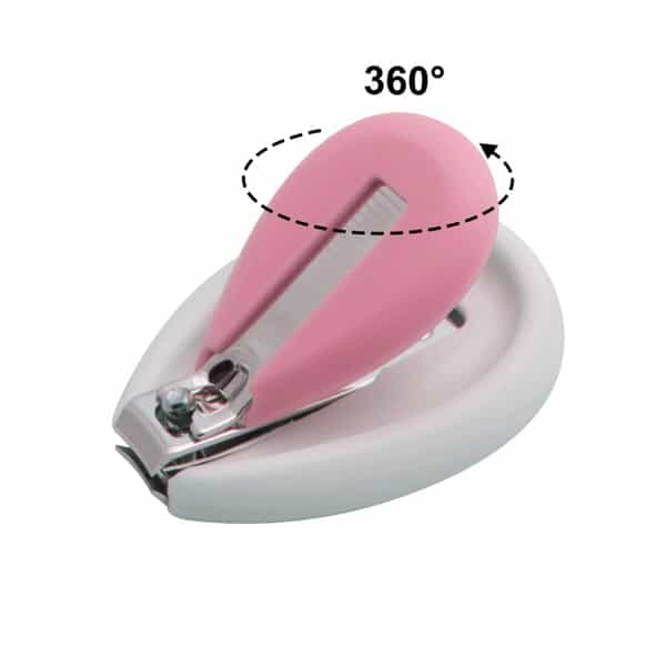 Beebaby Premium Nail Clipper For Newborn / Babies (Pink)
