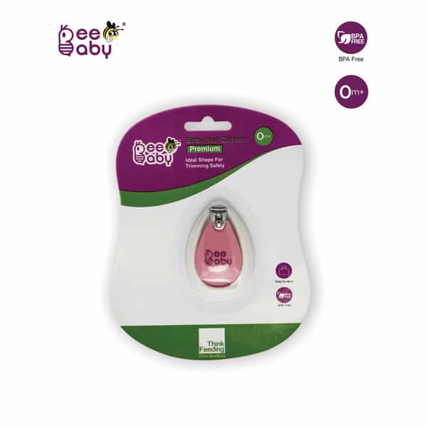 Beebaby Premium Nail Clipper For Newborn / Babies (Pink)