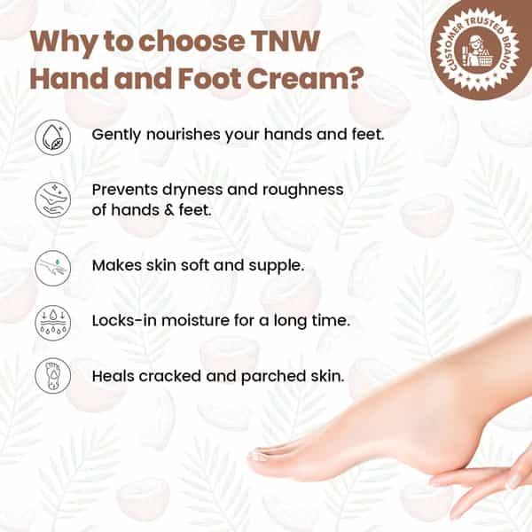 Tnw The Natural Wash Hand And Foot Cream For Nourished Hand & Feet - 50 Ml