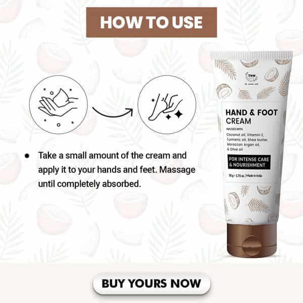 Tnw The Natural Wash Hand And Foot Cream For Nourished Hand & Feet - 50 Ml
