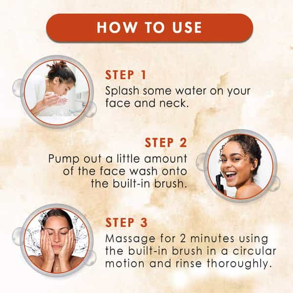 Wow Skin Science Vitamin C Foaming Face Wash (With Brush ) - 100Ml