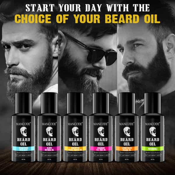 Mancode Eucalyptus And Black Pepper Beard Oil | 60Ml