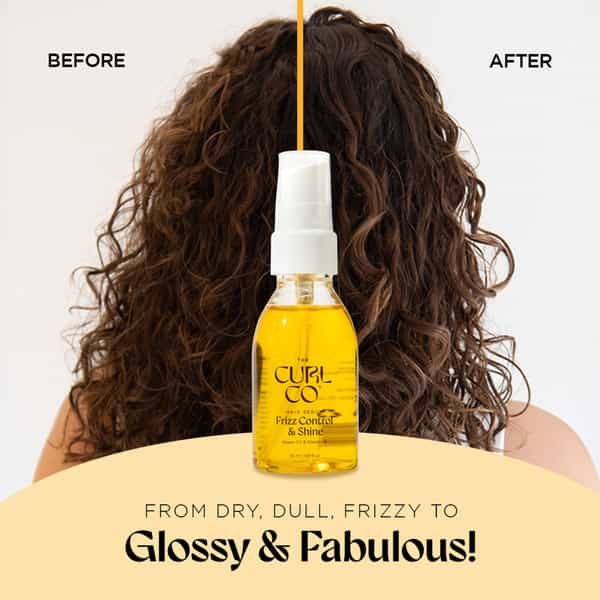 The Curl Co Hair Serum Frizz Control And Shine | 50 Ml
