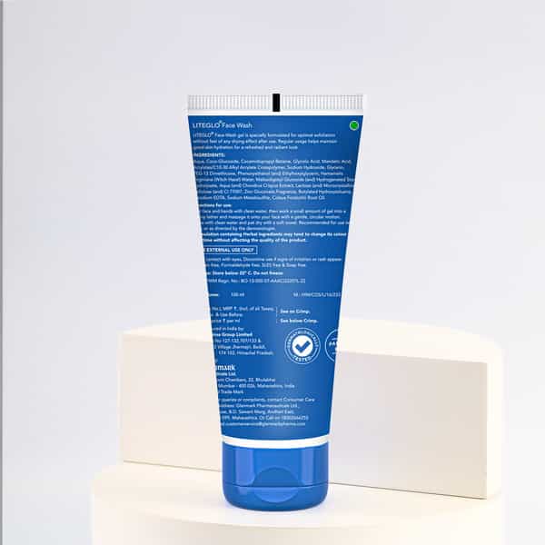Lite Glo Face Wash Tube Of 100 Ml