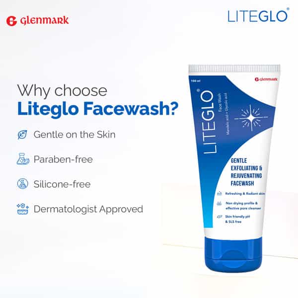 Lite Glo Face Wash Tube Of 100 Ml
