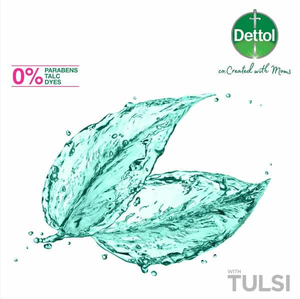 Dettol Tulsi Bathing Soap Co-Created With Moms 75 Gm (Buy 4 Get 1 Free) 1