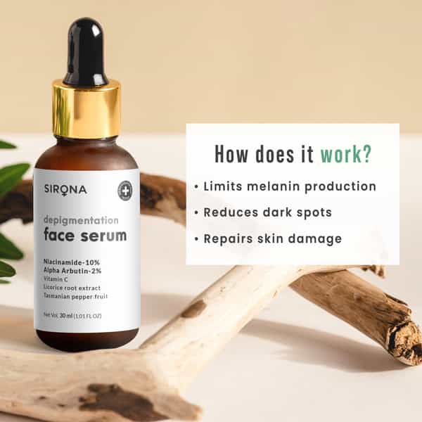 Sirona Depigmentation Face Serum - 30 Ml