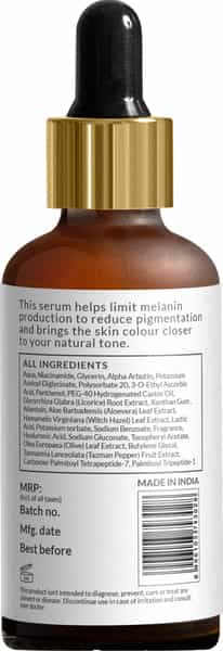 Sirona Depigmentation Face Serum - 30 Ml