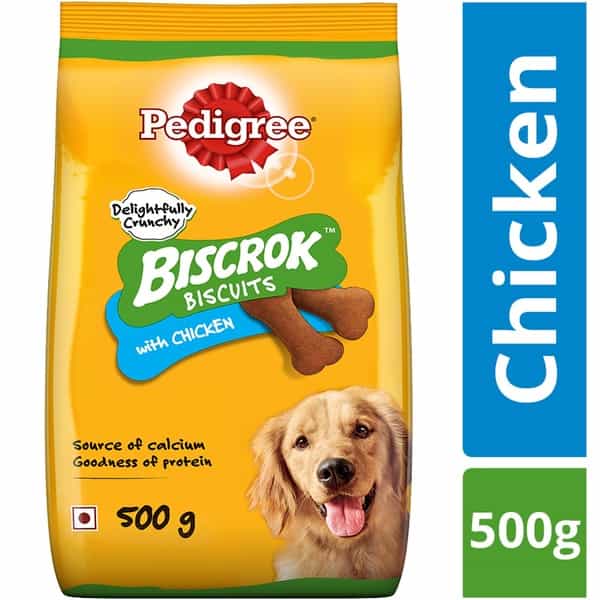 Pedigree Biscrok With Chicken 500G Gm Pack