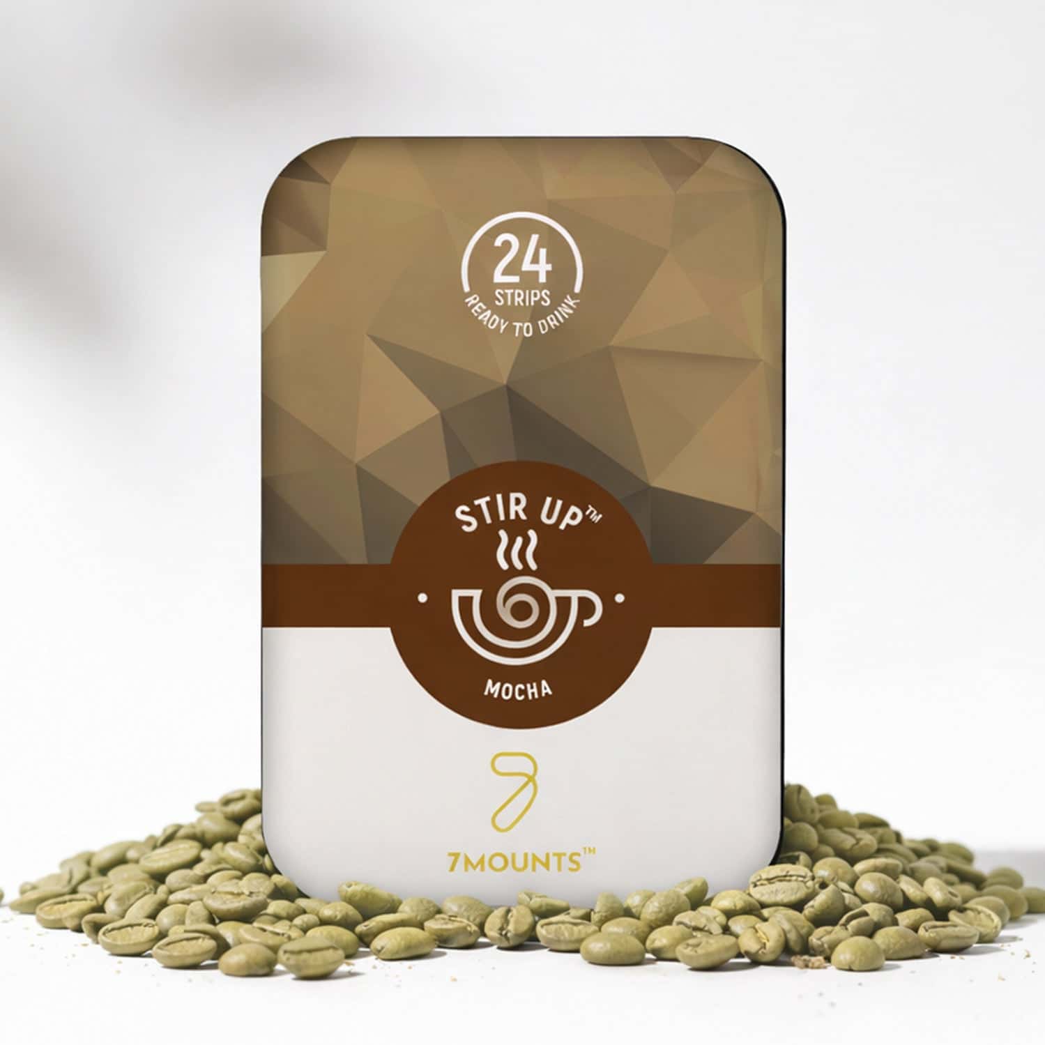 7mounts Green Coffee Strips - Mocha Flavor - 24n