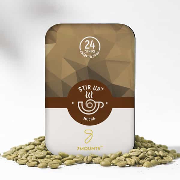 7Mounts Green Coffee Strips - Mocha Flavor - 24N