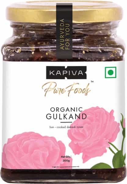Kapiva Organic Gulkand - Natural Rich In Calcium And Antioxidants - 300G