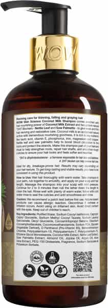 Wow Skin Science Coconut Milk Shampoo 300 Ml