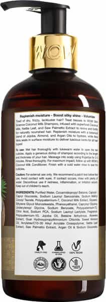 Wow Skin Science Coconut Milk Shampoo 300 Ml