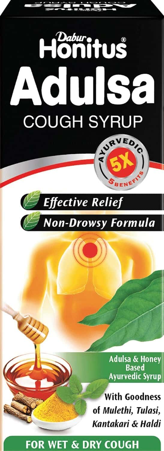 Buy DABUR HONITUS ADULSA COUGH SYRUP 100ML Online & Get Upto 60 OFF