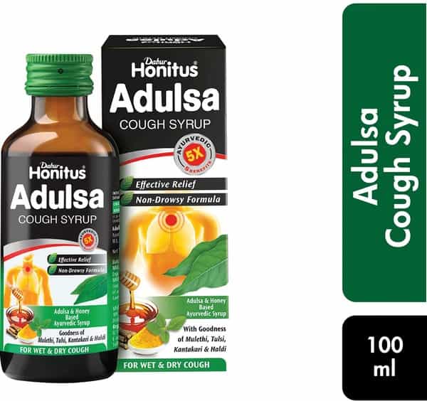 Dabur Honitus | Adulsa Cough Syrup | 100 Ml
