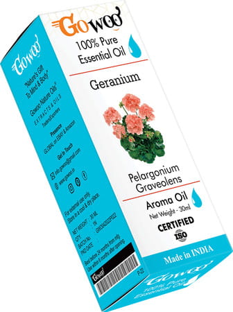 Go Woo 100% Pure Geranium Oil 30 Ml