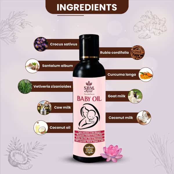 Sbm Ayur Baby Oil 100 Ml