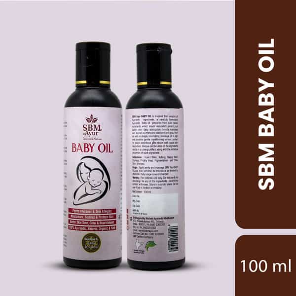 Sbm Ayur Baby Oil 100 Ml