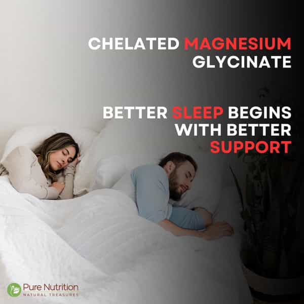 Pure Nutrition Chelated Magnesium Glycinate 2000Mg - 120 Tablets