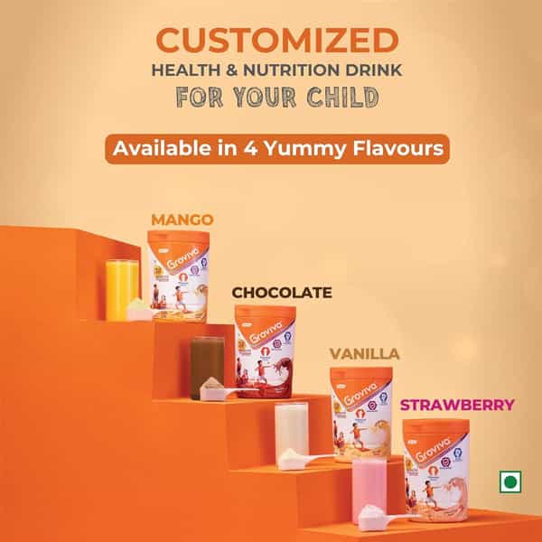 Groviva Child Nutrition Supplement Vanilla - 750 Gm