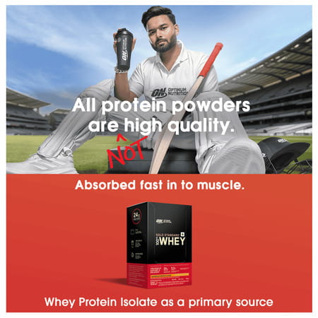 Optimum Nutrition Gold Standard 100% Whey Alphonso Mango Flavour Sachets (5 * 31g) 155 Gm