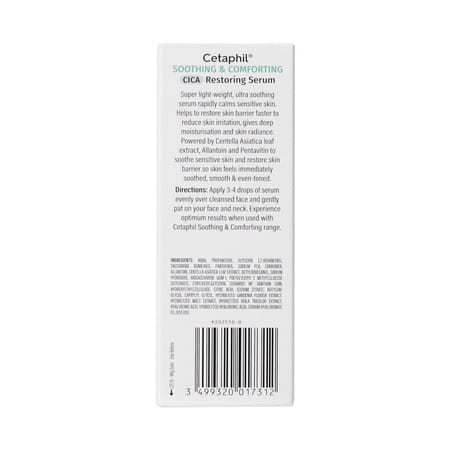 Cetaphil Soothing And Comforting Cica Restoring Serum For All Skin Types 30 Ml