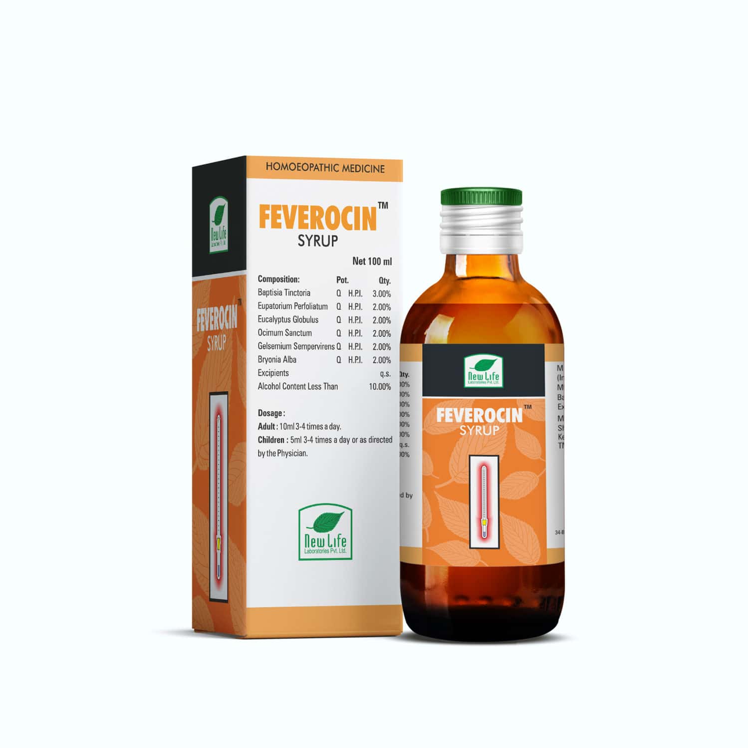 New Life Nl Feverocin Syrup | 100ml