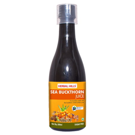 Herbal Hills Sea Buckthorn Juice 500ml (Pack Of 2)