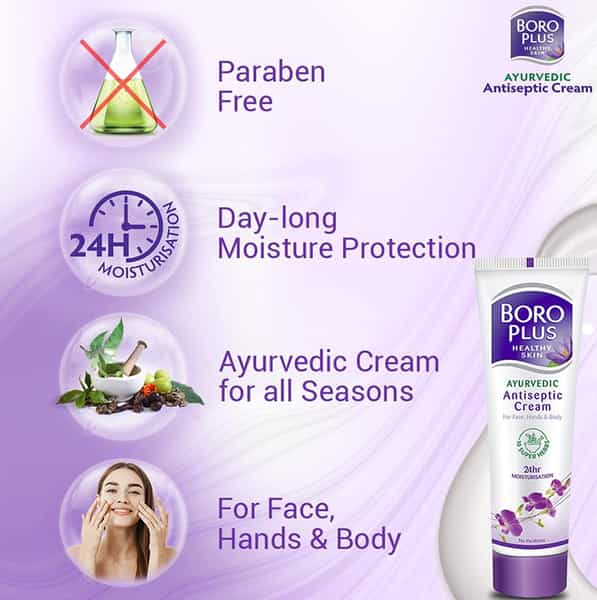 Boroplus Healthy Skin Ayurvedic Antiseptic Cream Tube Of 80 Ml