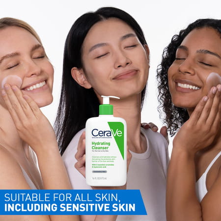 Cerave Hydrating Non-Foaming Daily Facial Cleanser For Normal To Dry Skin - 473Ml