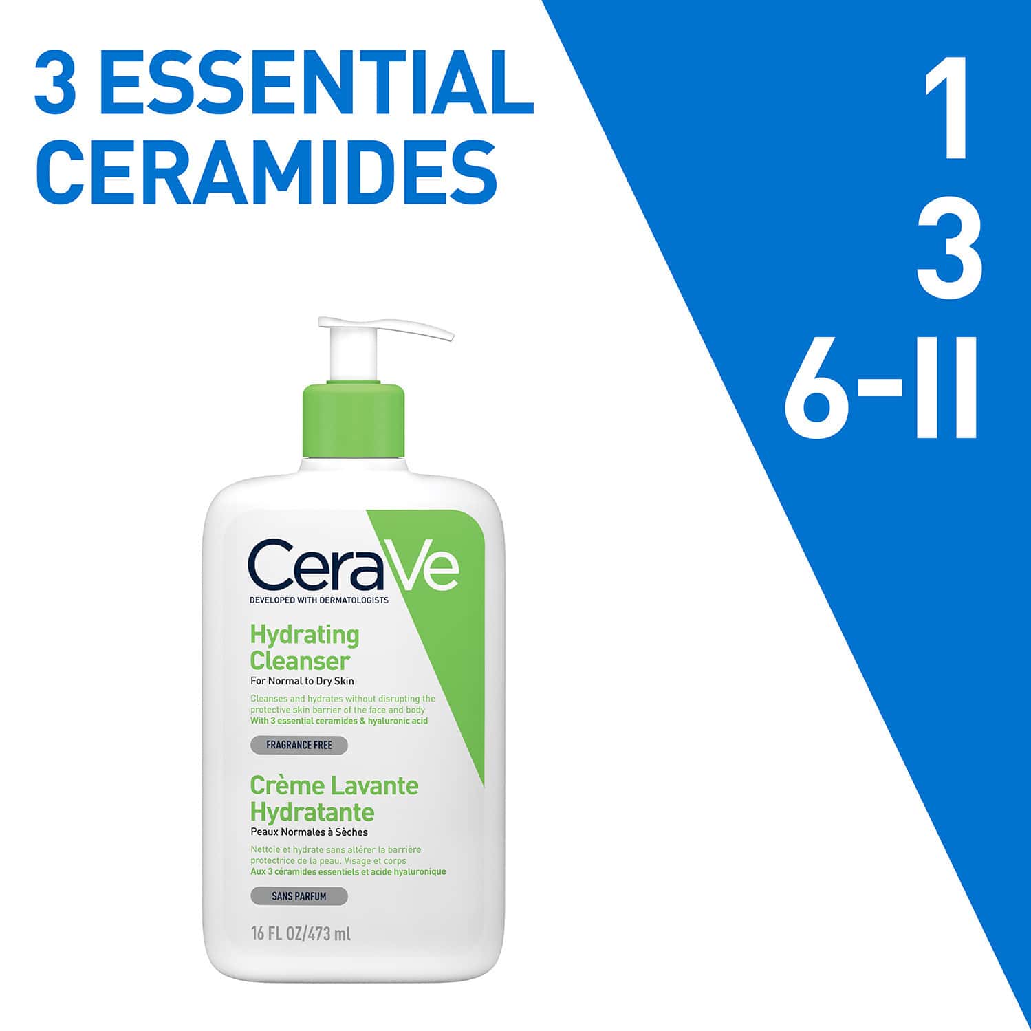 Buy CERAVE HYDRATING NON-FOAMING DAILY FACIAL CLEANSER FOR NORMAL TO ...