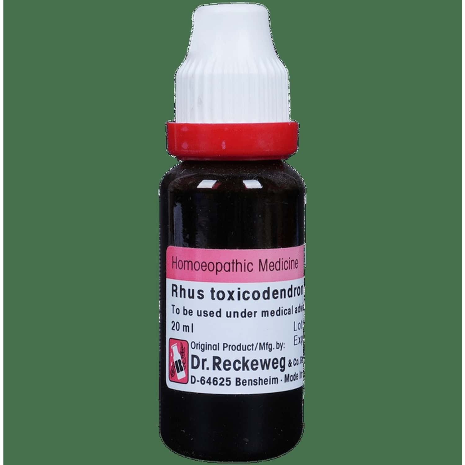 Dr. Reckeweg Rhus Tox Mother Tincture Q 20 Ml