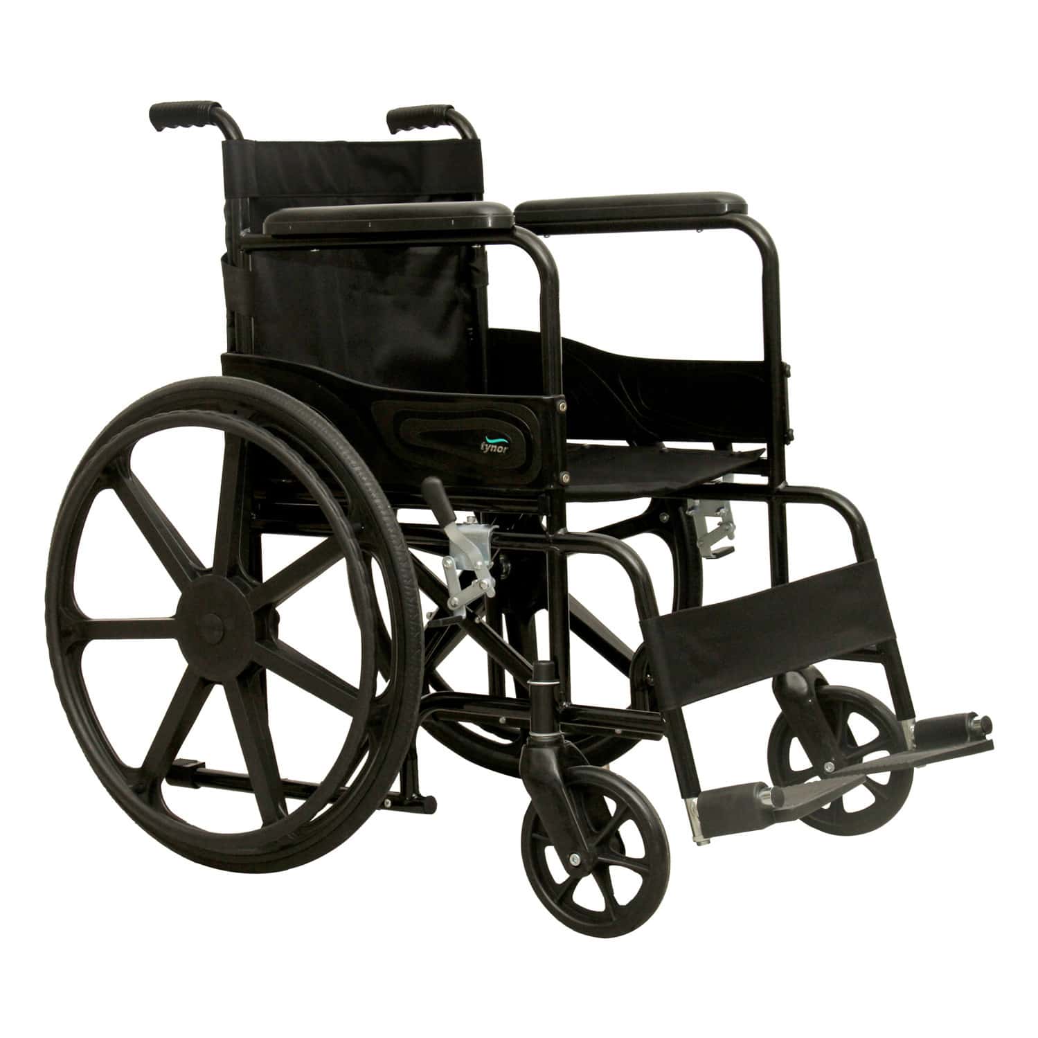 Tynor Wheelchair Standard | Black | Universal | 1 Unit