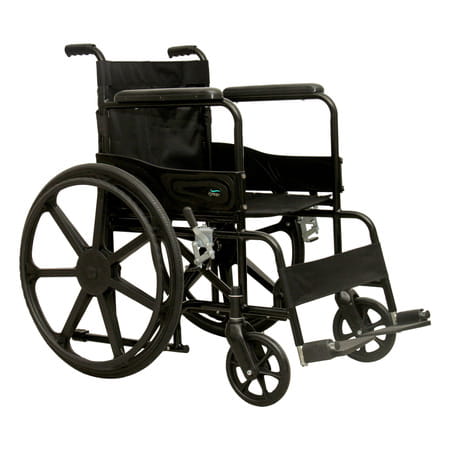 Tynor Wheelchair Standard | Black | Universal | 1 Unit