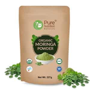 Pure Nutrition Organic Moringa Powder (moringa Oleifera) | Usda Organic Certified - 227g